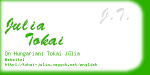 julia tokai business card
